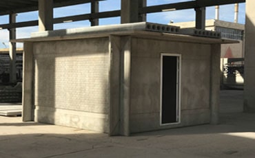 Concrete prefabricated box
